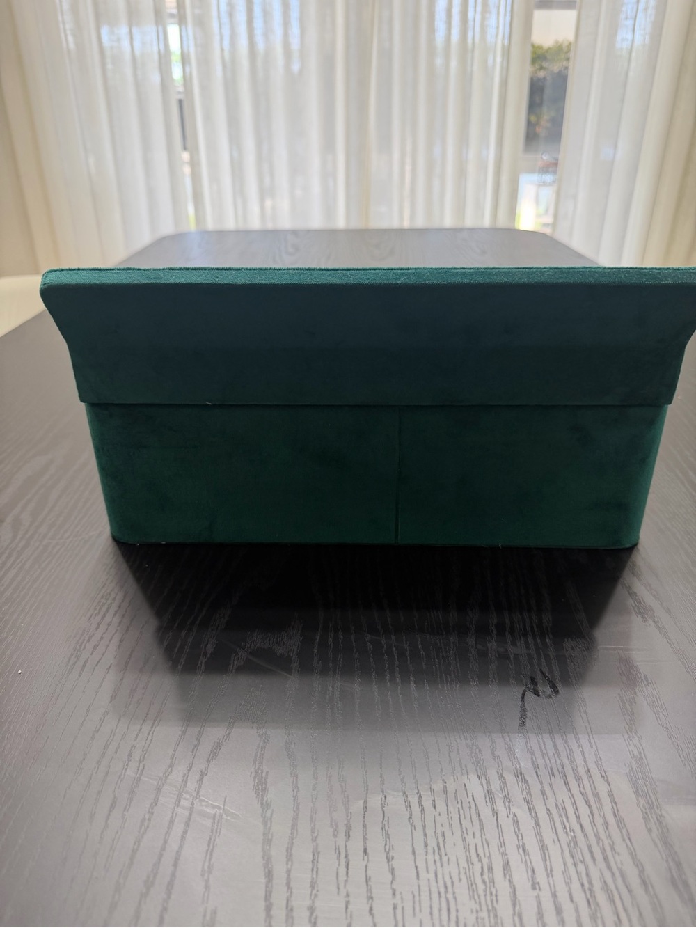 Authentic Gucci Green Velvet Jewelry Watch Box Organizer with Drawer - Picture 6 of 10